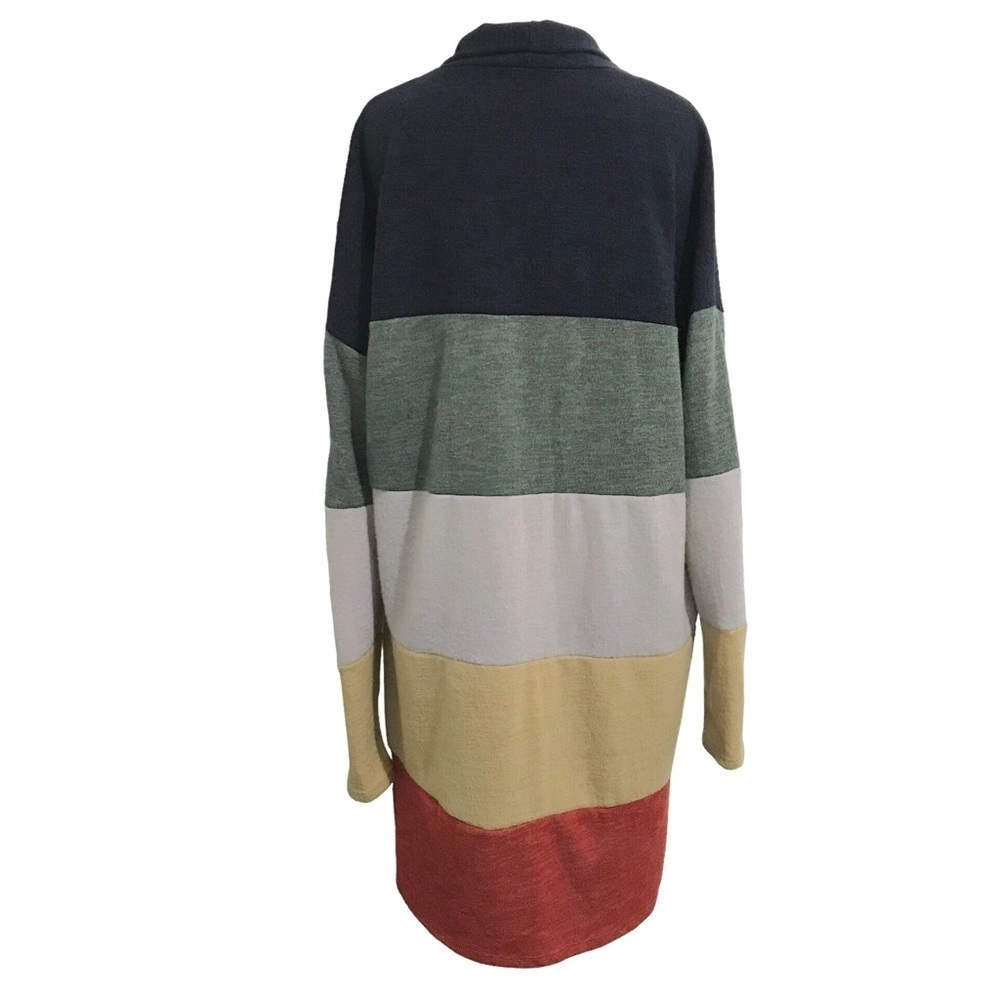 Beeson River Longline Colorblock Cardigan Duster Size XLARGE - Picture 3 of 8